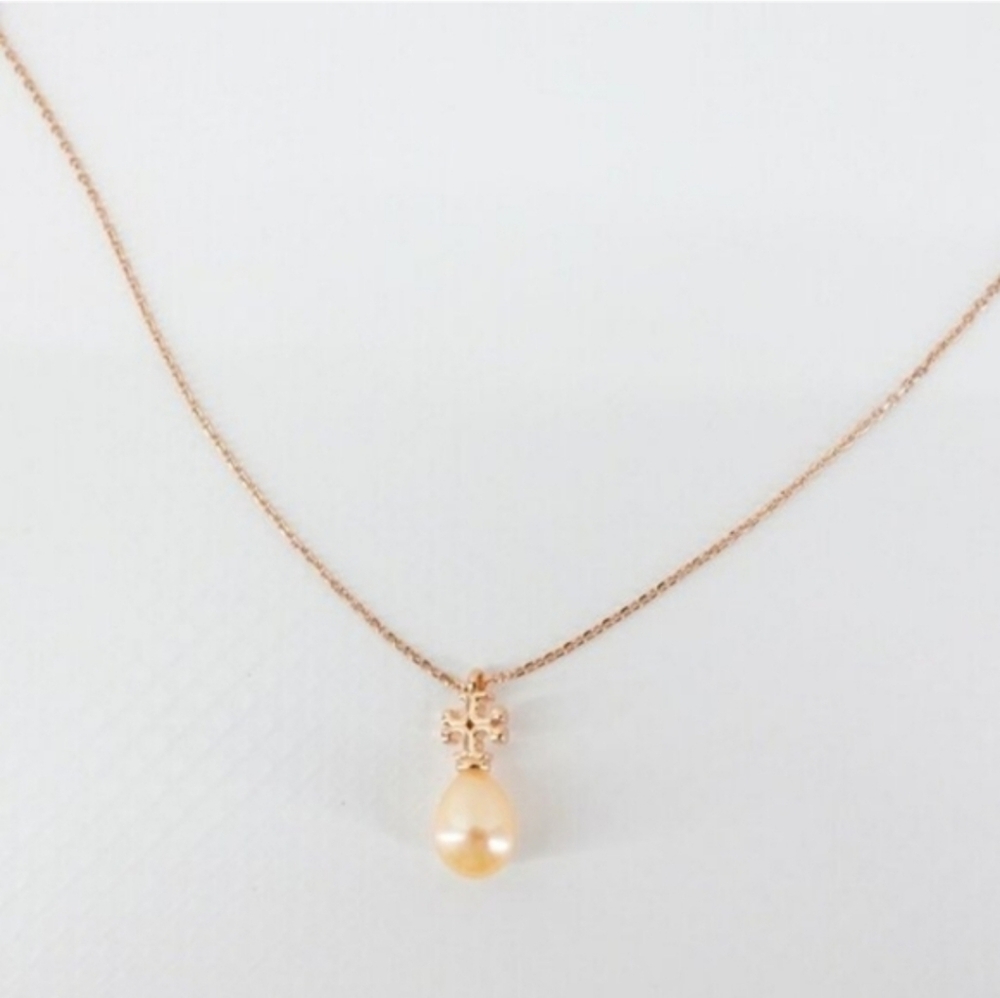 Tory Burch Kira Pearl Pendant Necklace